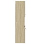 Armario de baño madera ingeniería roble Sonoma 30x30x130 cm de , Tocadores de baño - Ref: Foro24-849635, Precio: 53,85 €, Des...