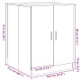 Armario de lavadora roble Sonoma 70,5x71,5x91,5 cm de , Accesorios para lavadoras y secadoras - Ref: Foro24-849649, Precio: 1...