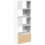 Estantería de madera de ingeniería blanca 70x36x189 cm de , Librerías y estanterías - Ref: Foro24-3295317, Precio: 114,45 €, ...