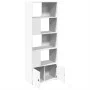 Estantería de madera de ingeniería blanca 70x36x189 cm de , Librerías y estanterías - Ref: Foro24-3295317, Precio: 114,45 €, ...