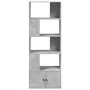 Estantería de madera de ingeniería gris hormigón 70x36x189 cm de , Librerías y estanterías - Ref: Foro24-3295320, Precio: 110...