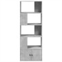 Estantería de madera de ingeniería gris hormigón 70x36x189 cm de , Librerías y estanterías - Ref: Foro24-3295320, Precio: 111...