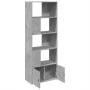 Estantería de madera de ingeniería gris hormigón 70x36x189 cm de , Librerías y estanterías - Ref: Foro24-3295320, Precio: 110...
