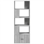 Estantería madera de ingeniería gris Sonoma 70x36x189 cm de , Librerías y estanterías - Ref: Foro24-3295322, Precio: 135,13 €...