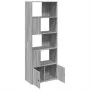 Estantería madera de ingeniería gris Sonoma 70x36x189 cm de , Librerías y estanterías - Ref: Foro24-3295322, Precio: 133,08 €...
