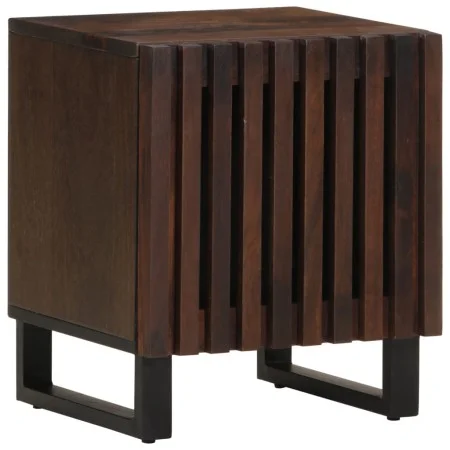 Mesita de noche de madera maciza de mango 40x34x46 cm de , Mesitas de noche - Ref: Foro24-377420, Precio: 56,13 €, Descuento: %