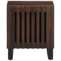 Mesita de noche de madera maciza de mango 40x34x46 cm de , Mesitas de noche - Ref: Foro24-377420, Precio: 56,13 €, Descuento: %