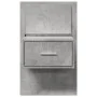 Wall-mounted bedside table with LED lights in concrete gray by , Nightstands - Ref: Foro24-848163, Price: 57,57 €, Discount: %