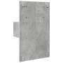 Mesita de noche de pared con luces LED gris hormigón de , Mesitas de noche - Ref: Foro24-848163, Precio: 58,46 €, Descuento: %