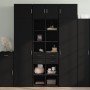 Aparador alto madera de ingeniería negro 70x42,5x185 cm de , Aparadores - Ref: Foro24-3281463, Precio: 151,26 €, Descuento: %