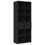 Aparador alto madera de ingeniería negro 70x42,5x185 cm de , Aparadores - Ref: Foro24-3281463, Precio: 151,26 €, Descuento: %