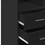 Aparador alto madera de ingeniería negro 70x42,5x185 cm de , Aparadores - Ref: Foro24-3281463, Precio: 148,89 €, Descuento: %
