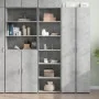 Aparador alto madera de ingeniería gris 50x41x185 cm de , Aparadores - Ref: Foro24-3281683, Precio: 102,37 €, Descuento: %