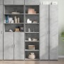 Aparador alto madera de ingeniería gris 50x41x185 cm de , Aparadores - Ref: Foro24-3281683, Precio: 103,64 €, Descuento: %
