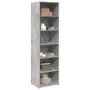 Aparador alto madera de ingeniería gris 50x41x185 cm de , Aparadores - Ref: Foro24-3281683, Precio: 102,37 €, Descuento: %