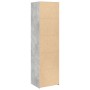 Aparador alto madera de ingeniería gris 50x41x185 cm de , Aparadores - Ref: Foro24-3281683, Precio: 103,64 €, Descuento: %