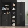 Aparador alto madera de ingeniería negro 45x41x185 cm de , Aparadores - Ref: Foro24-3281674, Precio: 102,55 €, Descuento: %