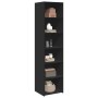 Aparador alto madera de ingeniería negro 45x41x185 cm de , Aparadores - Ref: Foro24-3281674, Precio: 103,89 €, Descuento: %
