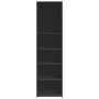 Aparador alto madera de ingeniería negro 50x41x185 cm de , Aparadores - Ref: Foro24-3281681, Precio: 106,83 €, Descuento: %