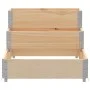 Arriate elevado de 3 niveles madera maciza de pino 120x80 cm de , Maceteros y jardineras - Ref: Foro24-4010309, Precio: 79,81...