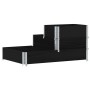 Arriate elevado de 3 niveles madera maciza pino negro 120x80 cm de , Maceteros y jardineras - Ref: Foro24-4010314, Precio: 92...