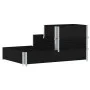 Arriate elevado de 3 niveles madera maciza pino negro 120x80 cm de , Maceteros y jardineras - Ref: Foro24-4010314, Precio: 90...