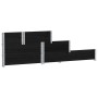 Arriate elevado de 3 niveles madera maciza pino negro 120x80 cm de , Maceteros y jardineras - Ref: Foro24-4010314, Precio: 92...