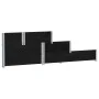 Arriate elevado de 3 niveles madera maciza pino negro 120x80 cm de , Maceteros y jardineras - Ref: Foro24-4010314, Precio: 90...