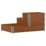 Arriate elevado de 3 niveles madera maciza pino marrón 120x80cm de , Maceteros y jardineras - Ref: Foro24-4010316, Precio: 87...
