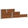 Arriate elevado de 3 niveles madera maciza pino marrón 120x80cm de , Maceteros y jardineras - Ref: Foro24-4010316, Precio: 87...