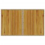 Mesa de jardín superficie de madera ratán PE beige 110x68x70 cm de , Mesas de jardín - Ref: Foro24-366357, Precio: 93,91 €, D...