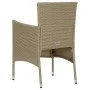 Sillas de jardín 4 unidades ratán sintético beige de vidaXL, Sillas de jardín - Ref: Foro24-310564, Precio: 249,15 €, Descuen...