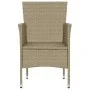Sillas de jardín 4 unidades ratán sintético beige de vidaXL, Sillas de jardín - Ref: Foro24-310564, Precio: 249,15 €, Descuen...