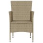 Sillas de jardín 4 unidades ratán sintético beige de vidaXL, Sillas de jardín - Ref: Foro24-310564, Precio: 243,00 €, Descuen...