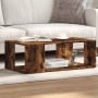 Mesa de centro madera de ingeniería roble ahumado 89,5x48x30 cm de , Mesas de centro - Ref: Foro24-848154, Precio: 53,23 €, D...