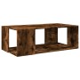 Mesa de centro madera de ingeniería roble ahumado 89,5x48x30 cm de , Mesas de centro - Ref: Foro24-848154, Precio: 53,23 €, D...