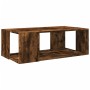 Mesa de centro madera de ingeniería roble ahumado 89,5x48x30 cm de , Mesas de centro - Ref: Foro24-848154, Precio: 53,23 €, D...