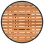 Mesa de comedor de jardín ratán sintético acacia negro Ø 70 cm de vidaXL, Mesas de jardín - Ref: Foro24-310466, Precio: 63,07...