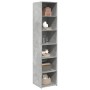 Aparador alto madera de ingeniería gris 40x41x185 cm de , Aparadores - Ref: Foro24-3281669, Precio: 87,18 €, Descuento: %