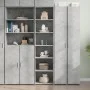 Aparador alto madera de ingeniería gris hormigón 45x41x185 cm de , Aparadores - Ref: Foro24-3281676, Precio: 96,57 €, Descuen...