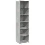Aparador alto madera de ingeniería gris hormigón 45x41x185 cm de , Aparadores - Ref: Foro24-3281676, Precio: 96,57 €, Descuen...