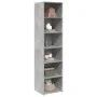 Aparador alto madera de ingeniería gris hormigón 45x41x185 cm de , Aparadores - Ref: Foro24-3281676, Precio: 96,57 €, Descuen...