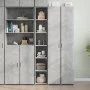 Aparador alto madera de ingeniería gris hormigón 30x41x185 cm de , Aparadores - Ref: Foro24-846414, Precio: 81,66 €, Descuent...