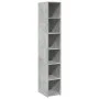 Aparador alto madera de ingeniería gris hormigón 30x41x185 cm de , Aparadores - Ref: Foro24-846414, Precio: 81,66 €, Descuent...
