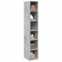 Aparador alto madera de ingeniería gris hormigón 30x41x185 cm de , Aparadores - Ref: Foro24-846414, Precio: 82,91 €, Descuent...