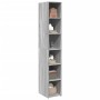 Aparador alto madera de ingeniería gris Sonoma 30x41x185 cm de , Aparadores - Ref: Foro24-846416, Precio: 85,26 €, Descuento: %