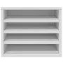 Wooden white engineering desktop organizer 36x26x29.5 cm by , Classification and organization - Ref: Foro24-848045, Price: 39...