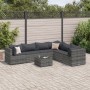 Set de muebles de jardín 7 pzas y cojines ratán sintético gris de , Conjuntos de jardín - Ref: Foro24-3308146, Precio: 489,18...