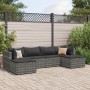 Set de muebles de jardín 6 pzas y cojines ratán sintético gris de , Conjuntos de jardín - Ref: Foro24-3308242, Precio: 372,72...
