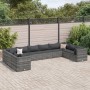 Set de muebles de jardín 10 pzas y cojines ratán sintético gris de , Conjuntos de jardín - Ref: Foro24-3308282, Precio: 687,6...